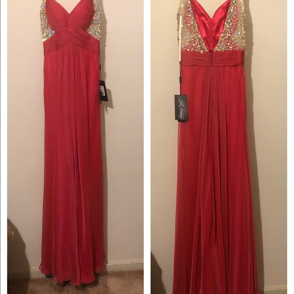 Formal prom dress raspberry size 00